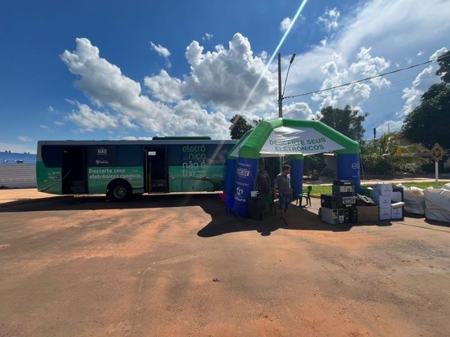 Caravana do Lixo Eletrônico coleta sete toneladas de resíduos em Três Lagoas (MS)