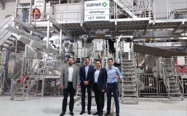 Alas Doradas e Valmet concluem com êxito o início das operações da máquina tissue mais avançada da América Latina, em El Salvador