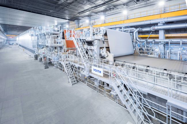 Voith fornece tecnologias avançadas para a revitalização da PM 2 da Schumacher Packaging em Myszków, Polônia