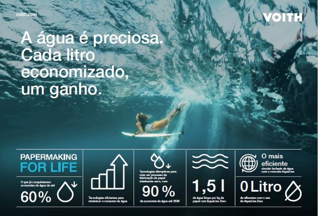 No Dia Mundial da Água, Voith Paper destaca uso consciente da água na fabricação de papel