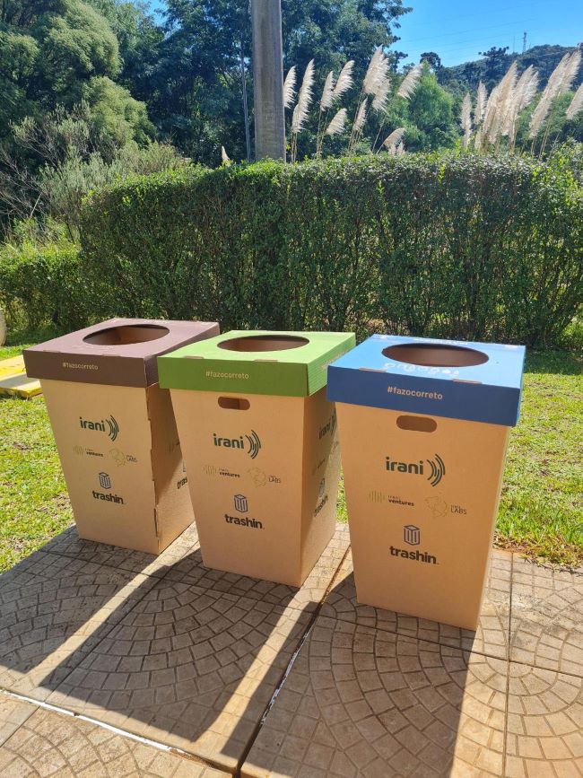 Irani apoia gestão de resíduos e promove descarte correto no South Summit Brazil