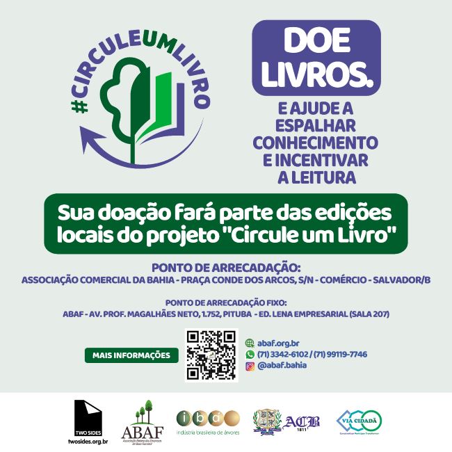 ACB recebe o projeto #CirculeUmLivro, promovido pela ABAF