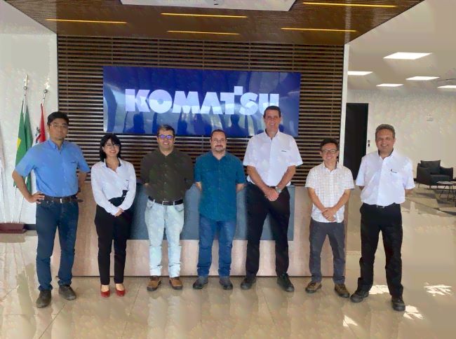 NOTA: IPEF e a Komatsu do Brasil discutem projetos de mecanização na silvicultura
