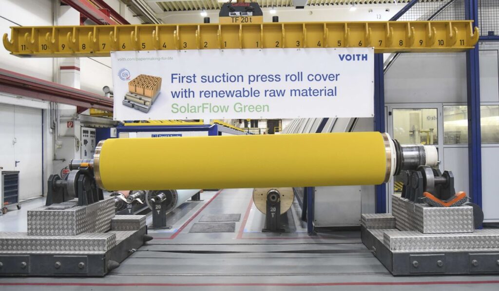 Revestimento biológico SolarFlow Green garante uma produção de papel mais sustentável