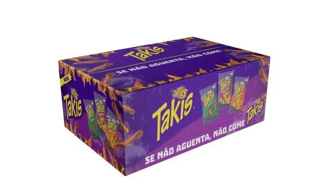 Takis, do Grupo Bimbo, entra no mercado brasileiro com embalagens para ponto de venda fornecidas pela WestRock