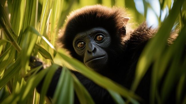 Sagui-da-serra-escuro foi avistado em uma trilha no Parque das Neblinas
