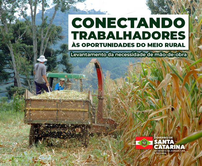 SAR realiza levantamento das oportunidades de trabalho rural: Acesse o Formulário