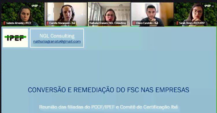 PCCF está à frente de um projeto relacionado à Política de Conversão do FSC