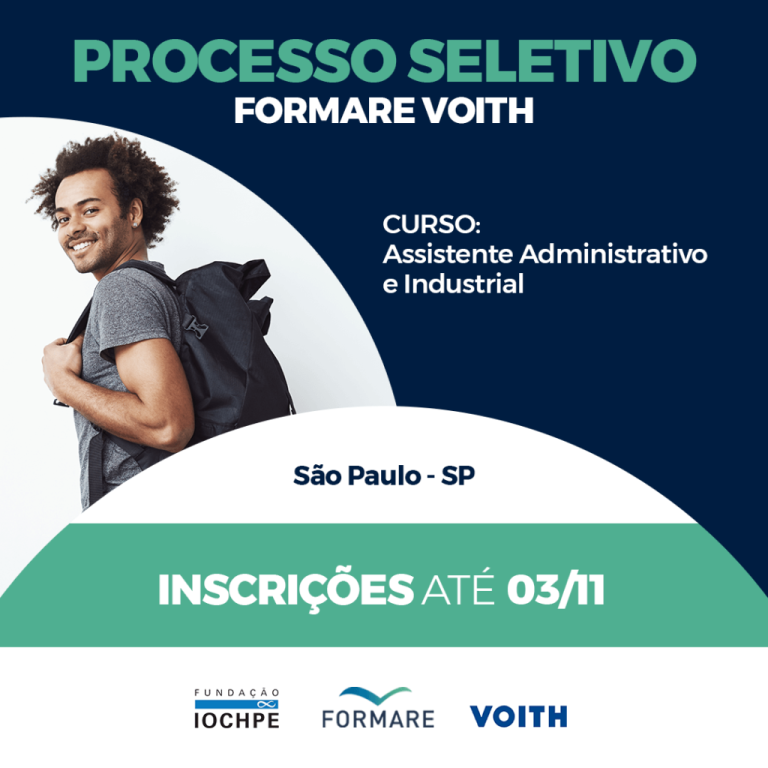 Voith abre inscrições para o Programa Formare 2025