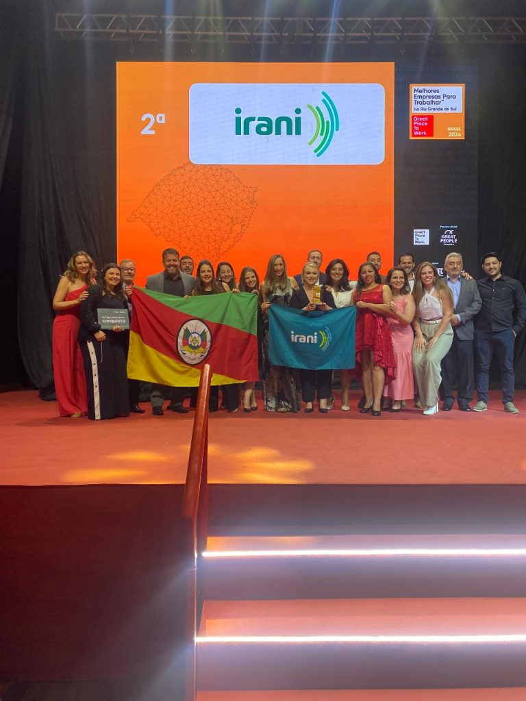 Irani conquista 2º lugar no ranking GPTW de Melhores Empresas Para Trabalhar no RS