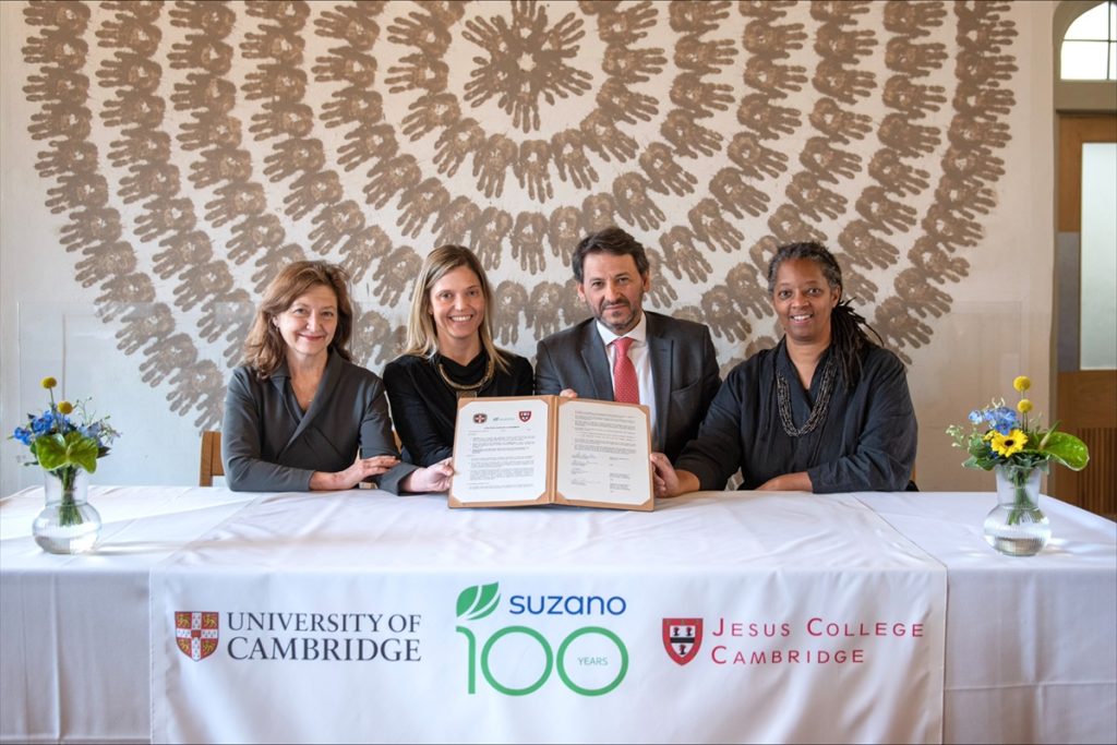 Suzano estabelece acordo de longo prazo com a Universidade de Cambridge para apoiar educação e pesquisa em conservação e sustentabilidade