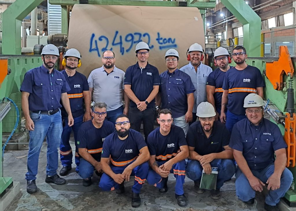 Novacki bate recorde de produção diária com apoio e expertise da Voith