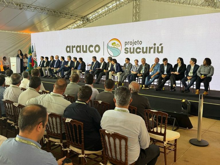 Arauco celebra Pedra Fundamental do Projeto Sucuriú em MS