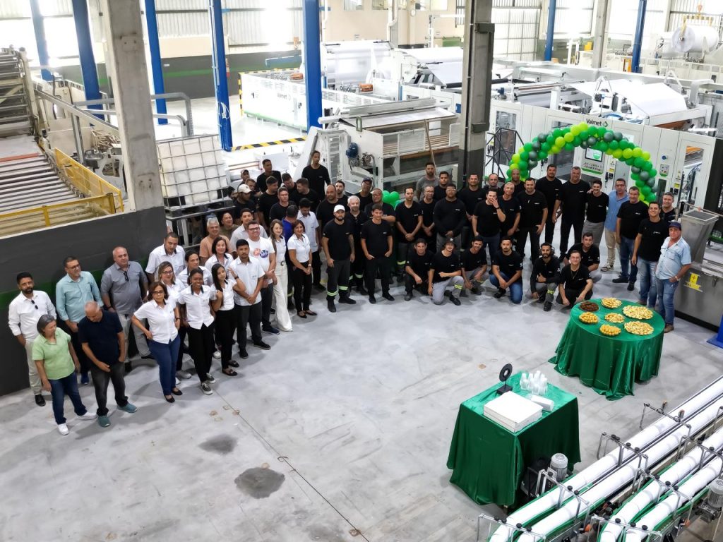 Valmet e Cipel realizam start-up da Linha SINCRO 4.5, que dobra capacidade produtiva da fabricante de tissue