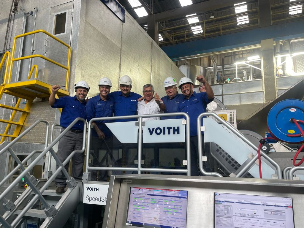 Voith Paper finaliza reforma da PM2 da Panasa com excelência e inovação no Equador