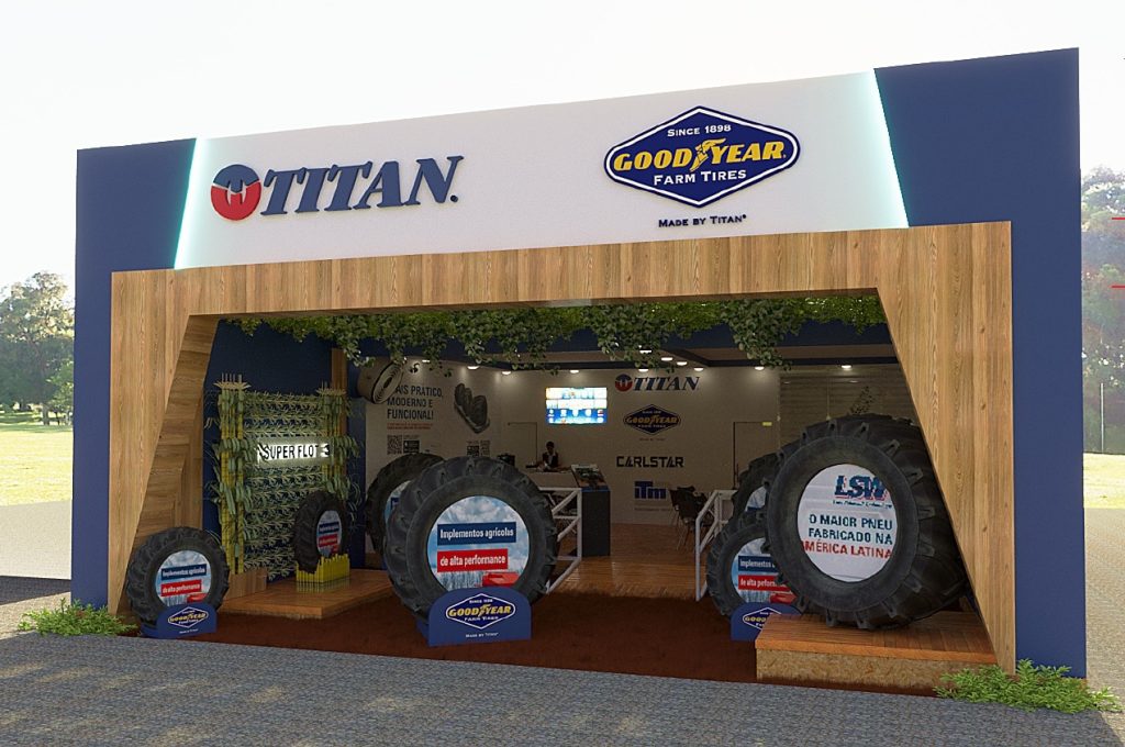 Titan apresenta na Agrishow sua nova tecnologia EFT, agora estampada em seus pneus