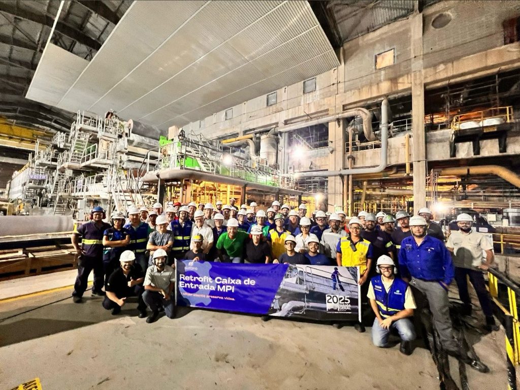 Reforma da Voith Paper na Caixa de Entrada da MP1 da Suzano em Mucuri permite melhora da qualidade e eficiência na produção de papel