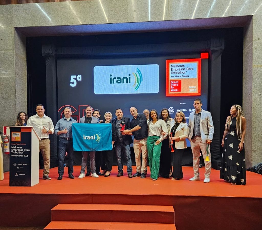 Irani conquista 5º lugar no ranking GPTW de Minas Gerais