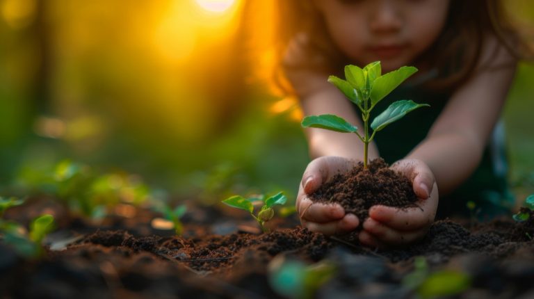 Crianças percorrem estações temáticas e aprendem sobre a importância das árvores nativas e plantadas