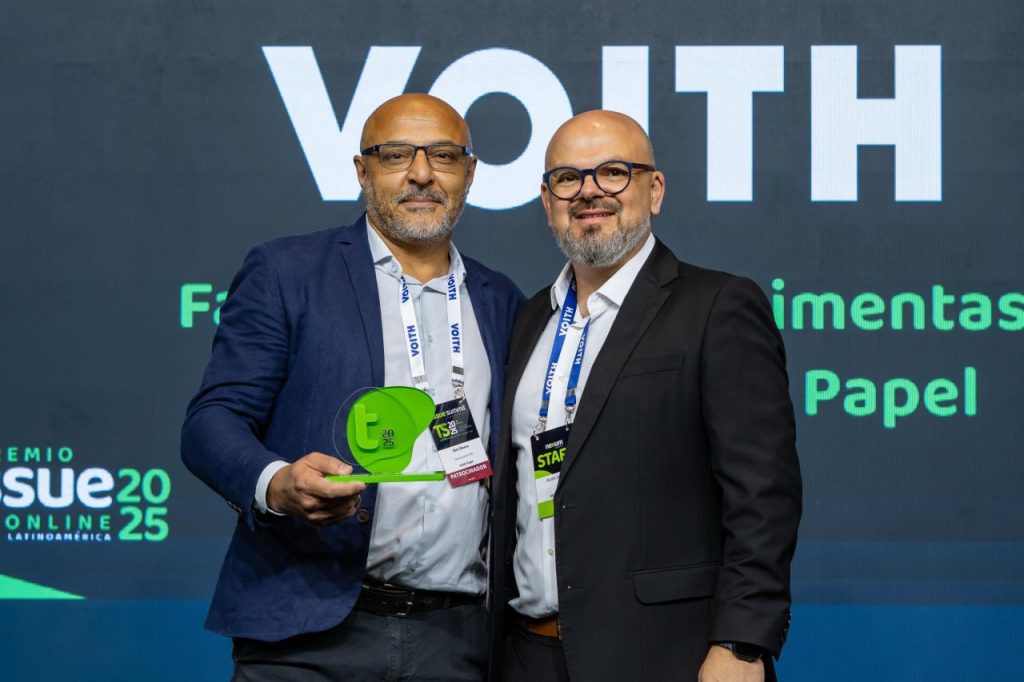 Voith Paper é reconhecida com duas premiações no Tissue Summit Latinoamérica 2025