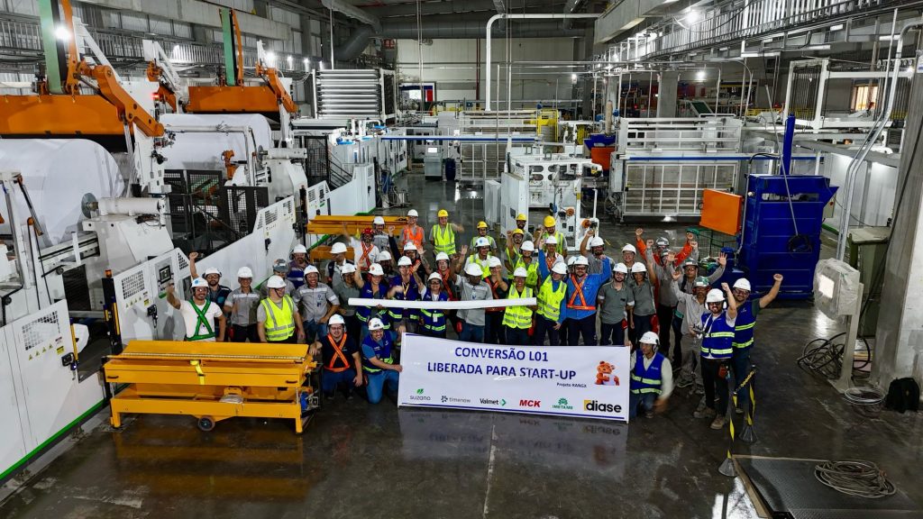 Tecnologias Valmet são protagonistas no start-up da nova fábrica de tissue da Suzano em Aracruz (ES)