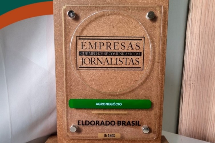 Eldorado Brasil é reconhecida como uma das empresas que melhor se comunicam com jornalistas na categoria Agronegócio