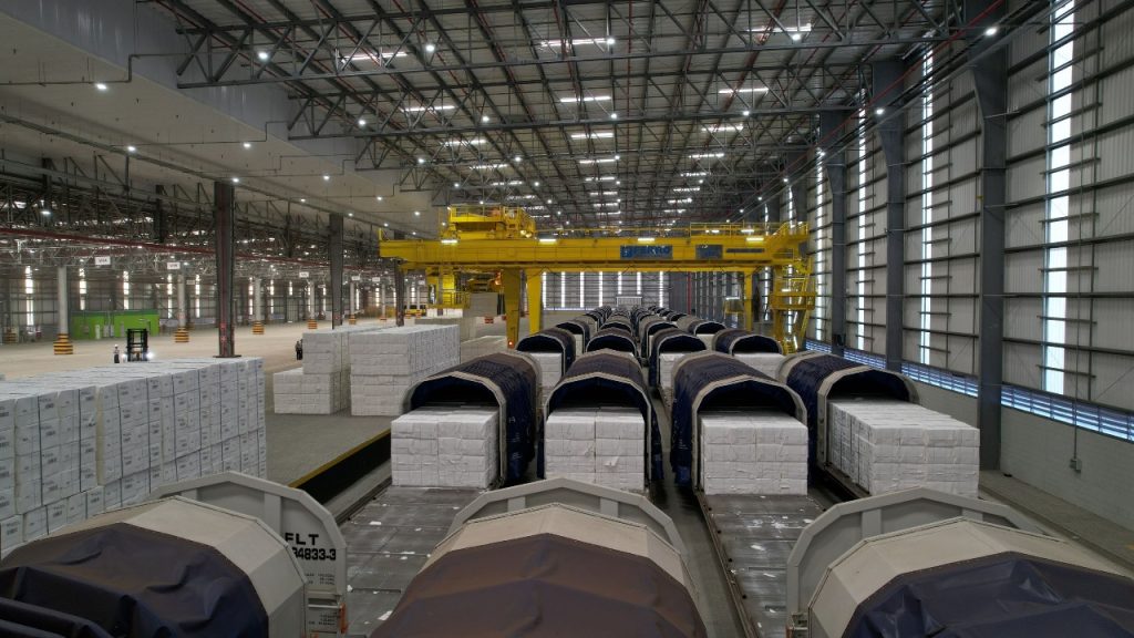 Modernização e ampliação dos terminais portuários T32 e DP World possibilitaram um aumento de 75% da movimentação em relação ao ano anterior