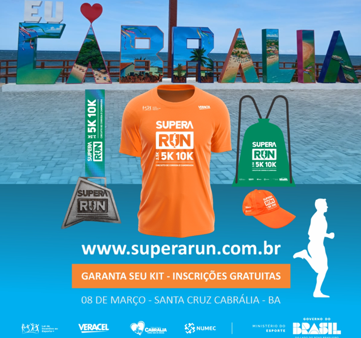 Santa Cruz Cabrália recebe 1ª edição da Supera Run no Nordeste com foco em esporte e cidadania