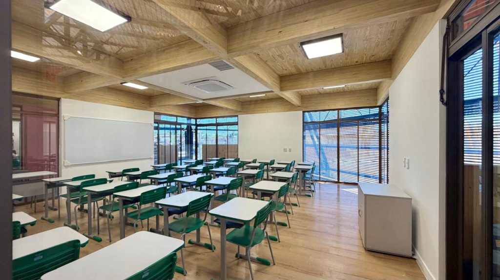 Com foco em sustentabilidade, escolas estaduais de São Paulo adotam cobertura em madeira engenheirada
