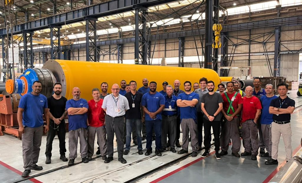 Voith Paper atinge marca de 1.000 rolos de poliuretano revestidos na América do Sul e reforça liderança em inovação