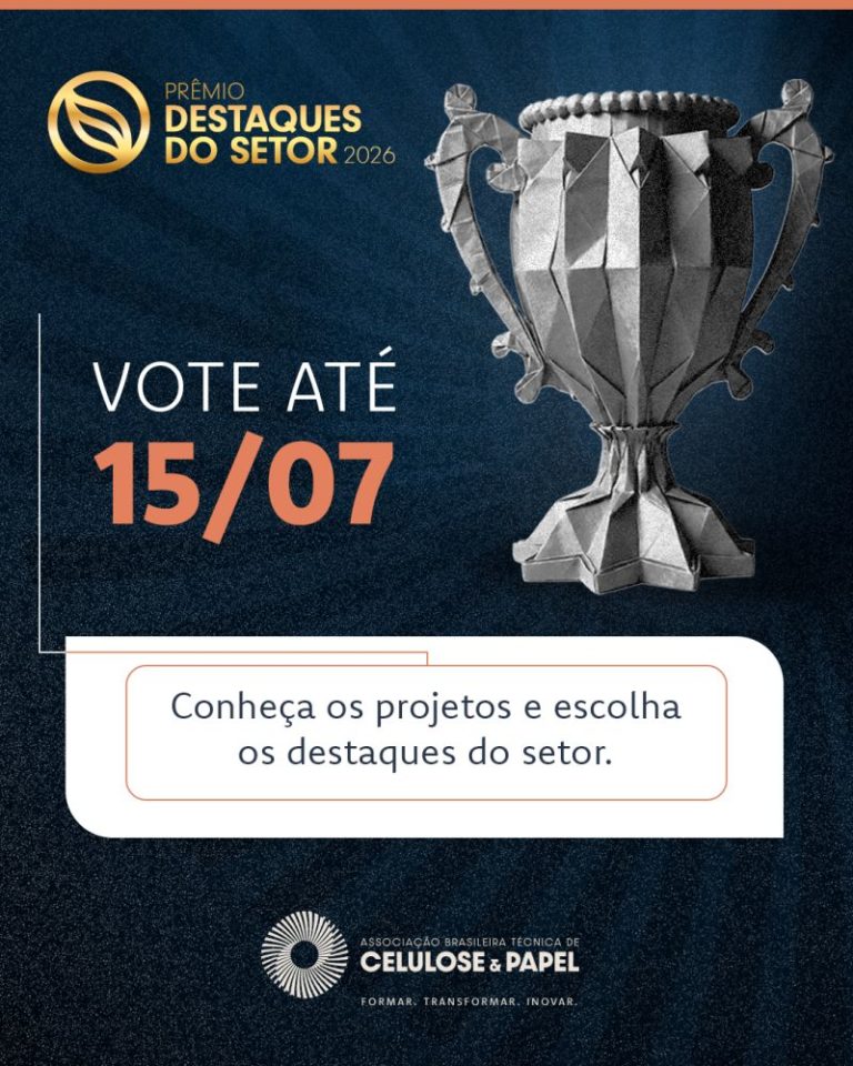 Voith concorre com seis projetos no Prêmio Destaques do Setor ABTCP 2026