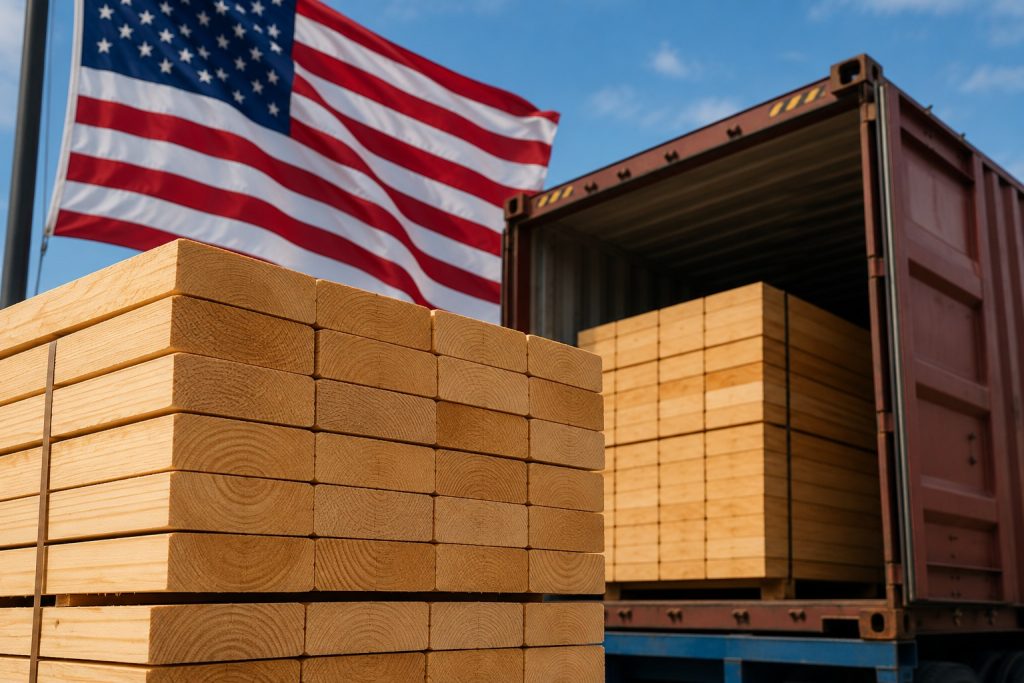 Novas tarifas dos Estados Unidos afetam a competitividade da indústria madeireira brasileira, alerta Abimci